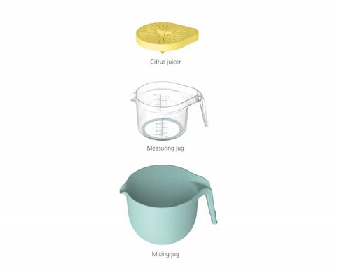 Набор кухонной посуды Joseph Joseph NEST, 3 предмета, желто-голубой (40110) 01000950 фото
