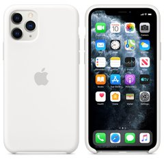 Чохол для iPhone 11 Pro Max Silicone Case - White qe51231 фото