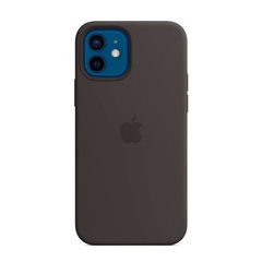 Силіконовий чохол Apple Silicone Case MagSafe Black (MHL73) для iPhone 12 | 12 Pro MK023 фото
